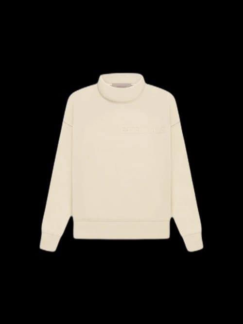Fear of God Essentials Kids L/S Mockneck Egg Shell