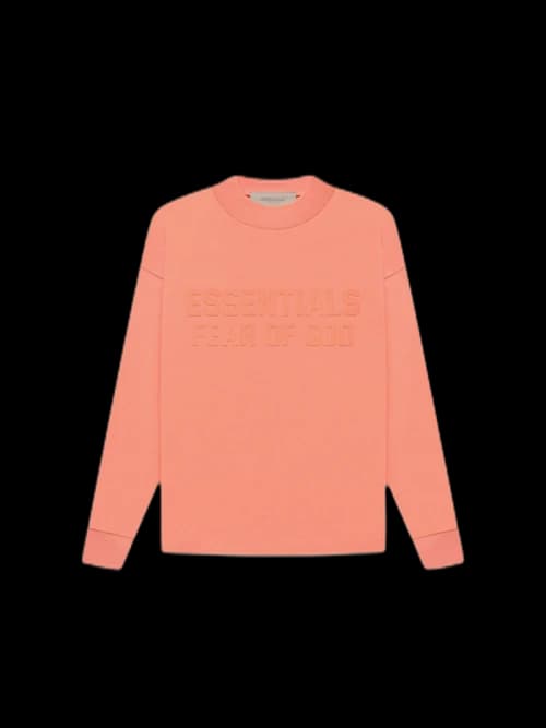 Fear of God Essentials Kids L/S T-shirt Coral