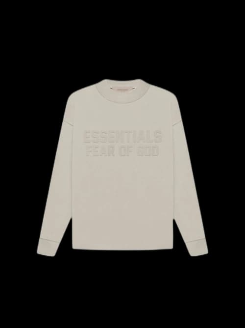 Fear of God Essentials Kids L/S T-shirt Smoke