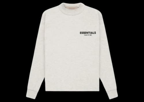 Fear of God Essentials Kids L/S T-shirt (SS22) Light Oatmeal