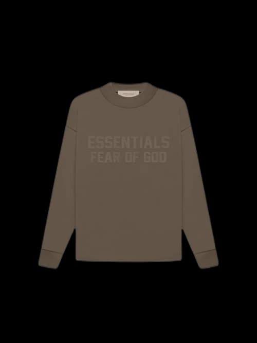 Fear of God Essentials Kid's L/S T-shirt Wood