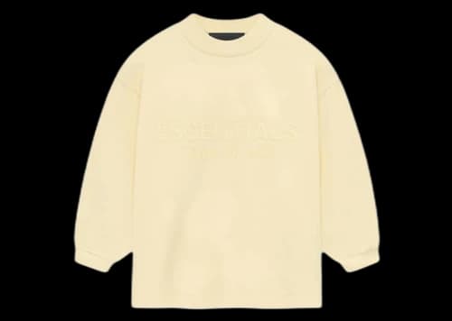 Fear of God Essentials Kids L/S Tee Garden Yellow