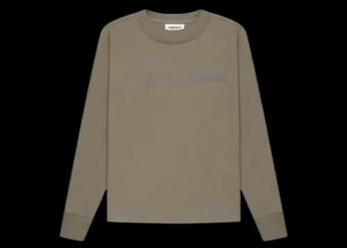 Fear of God Essentials Kids Longsleeve Tee Taupe