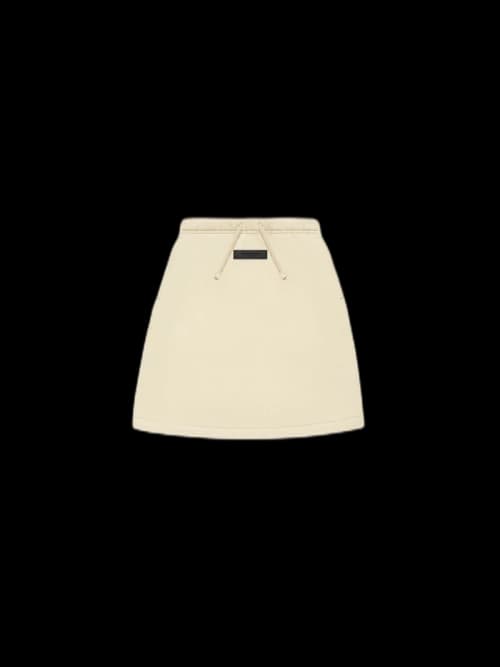 Fear of God Essentials Kids Mid Length Skirt Egg Shell