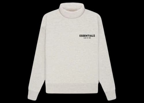 Fear of God Essentials Kids Mockneck (SS22) Light Oatmeal