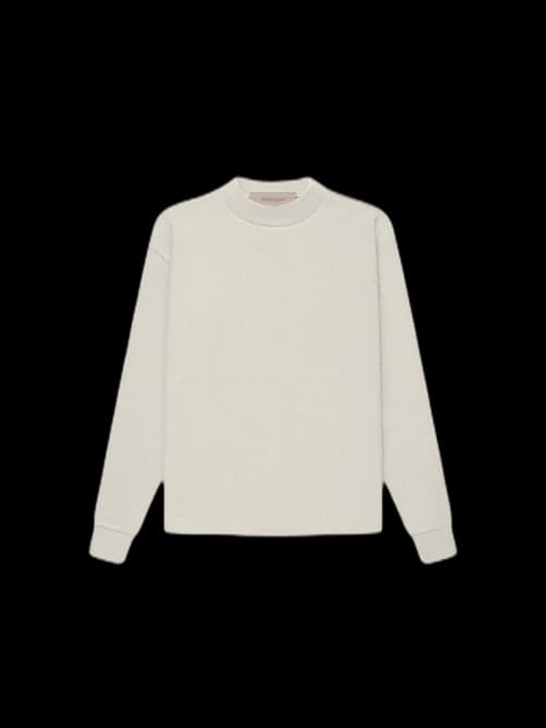 Fear of God Essentials Kids Mockneck Waffle Wheat