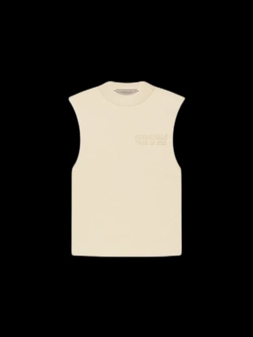 Fear of God Essentials Kids Muscle T-shirt Egg Shell
