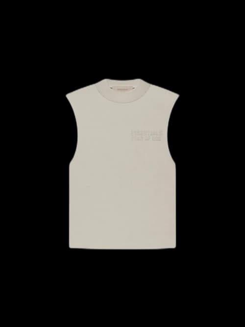 Fear of God Essentials Kids Muscle T-shirt Smoke