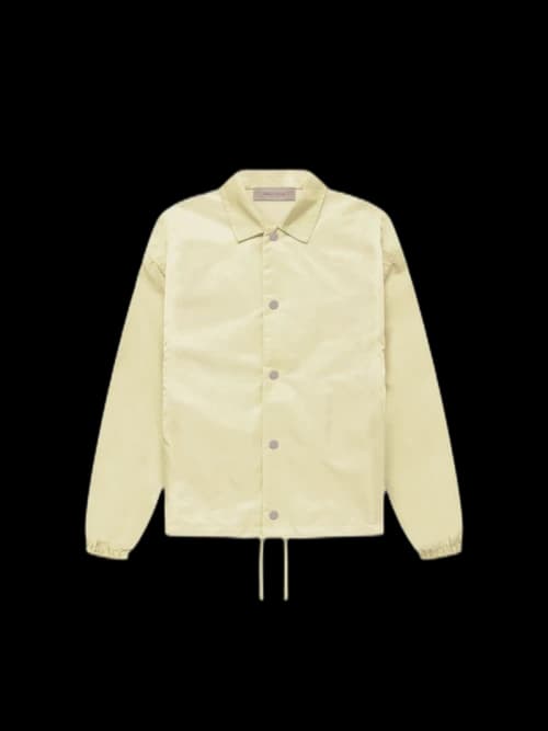 Fear of God Essentials Kid's Nylon Coaches Jacket Canary