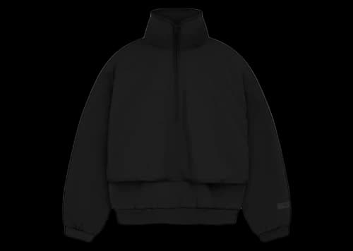Fear of God Essentials Kids Nylon Fleece Mockneck Sweater Jet Black/Jet Black