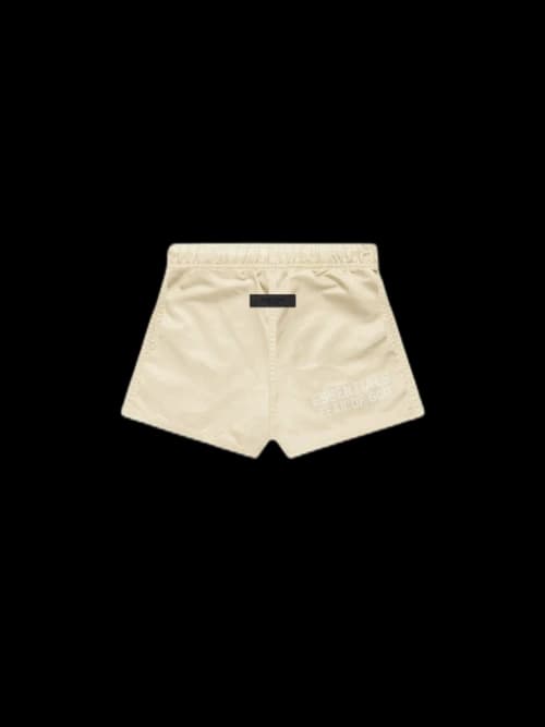 Fear of God Essentials Kids Nylon Running Shorts Egg Shell