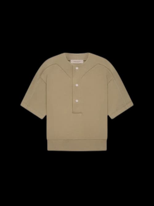 Fear of God Essentials Kids Oversized Henley Oak