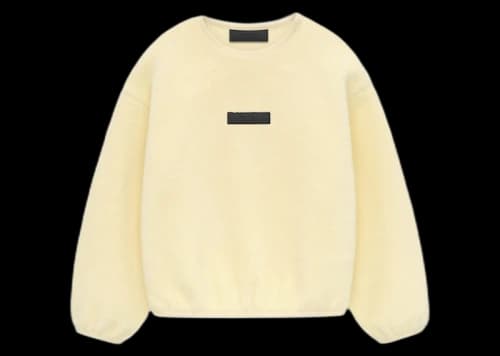 Fear of God Essentials Kids Polar Fleece Crewneck Garden Yellow