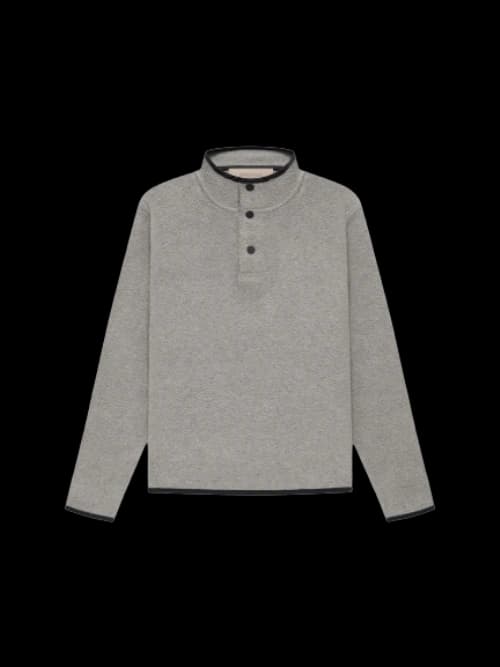Fear of God Essentials Kids Polar Fleece Pullover Dark Oatmeal