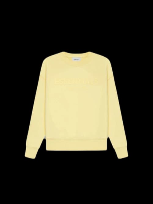 Fear of God Essentials Kids Pull-Over Crewneck Yellow/Lemonade