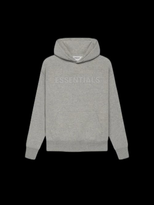 Fear of God Essentials Kids Pull-Over Hoodie Heather Oatmeal/Dark Heather Oatmeal