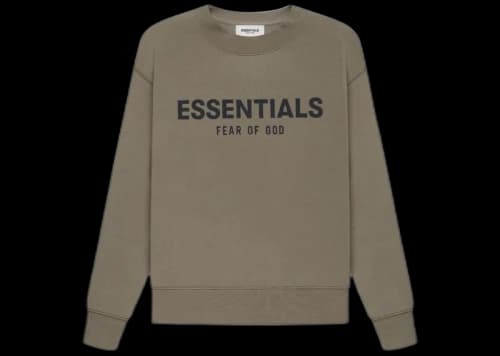 Fear of God Essentials Kids Pullover Crewneck Taupe