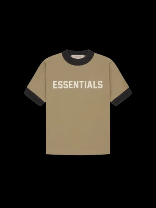 Fear of God Essentials Kids Ringer T-shirt Oak