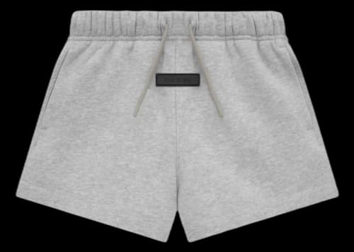 Fear of God Essentials Kids Running Short Light Heather Grey
