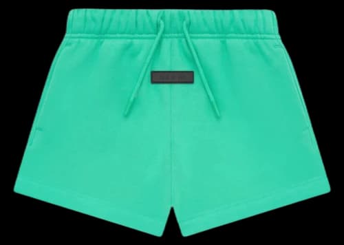 Fear of God Essentials Kids Running Short Mint Leaf