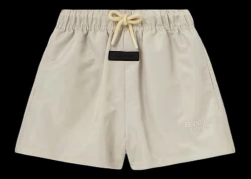 Fear of God Essentials Kids Running Short Silver Cloud