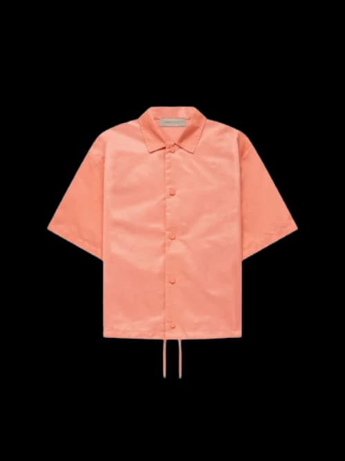 Fear of God Essentials Kids S/S Nylon Shirt Coral
