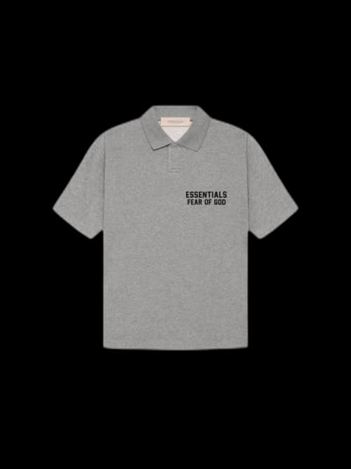 Fear of God Essentials Kids S/S Polo Dark Oatmeal