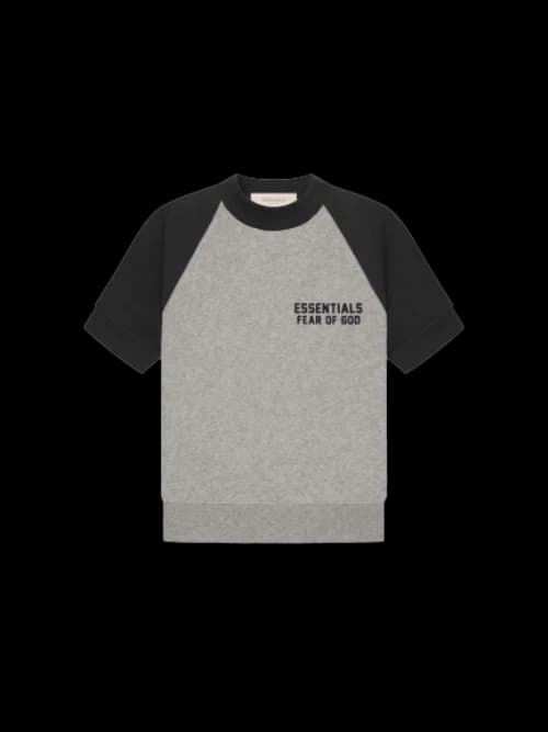 Fear of God Essentials Kids S/S Sweatshirt Dark Oatmeal