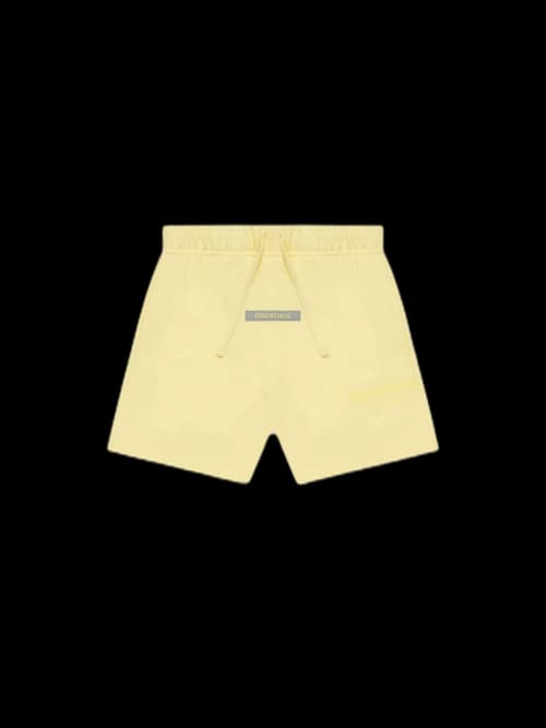 Fear of God Essentials Kids Shorts Yellow/Lemonade