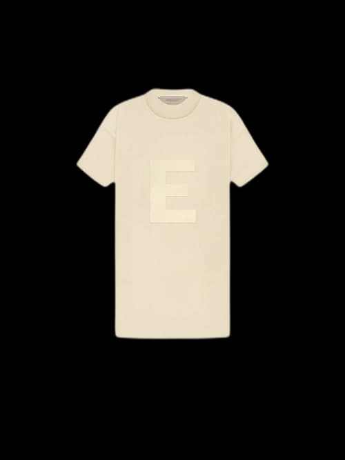Fear of God Essentials Kids T-shirt Dress Egg Shell