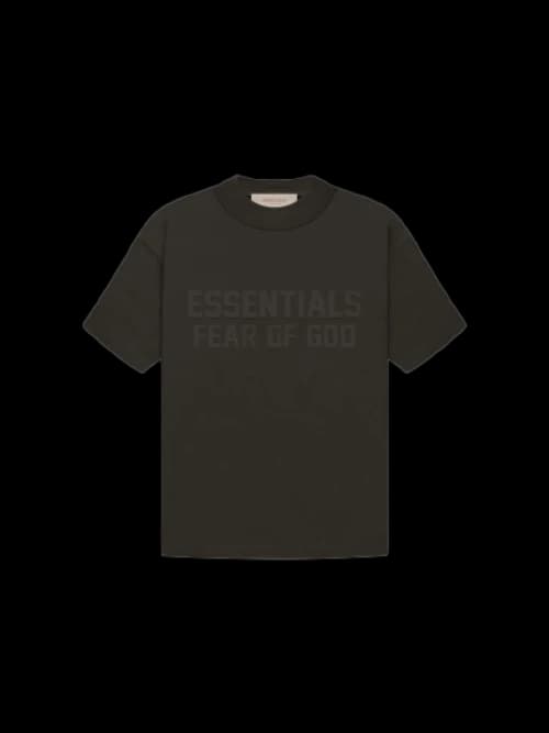 Fear of God Essentials Kid's T-shirt Off Black