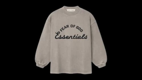 Fear of God Essentials Kids Training 90's Long Sleeve Tee Faded Seal