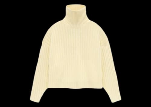 Fear of God Essentials Kids Turtleneck Sweater Garden Yellow