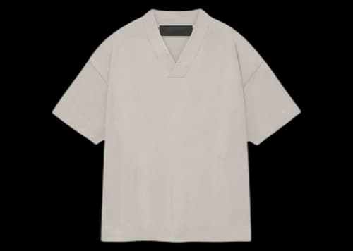Fear of God Essentials Kids V-Neck Silver Cloud