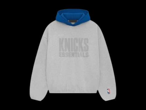 Fear of God Essentials Knicks Hoodie Light Heather