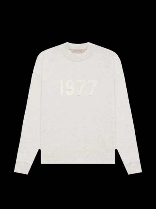 Fear of God Essentials L/S T-shirt Light Oatmeal