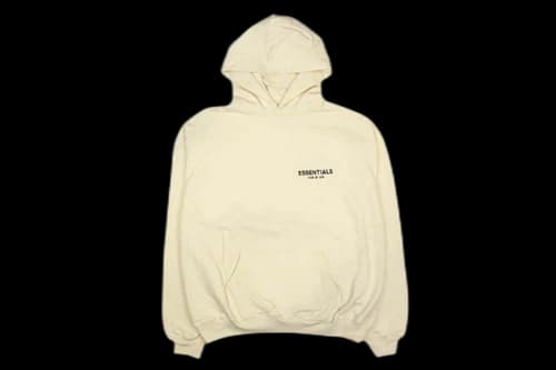 Fear of God Essentials Logo Pullover Hoodie (SS19) Cream