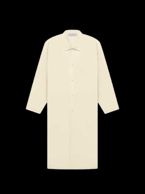 Fear of God Essentials Long Coat Egg Shell
