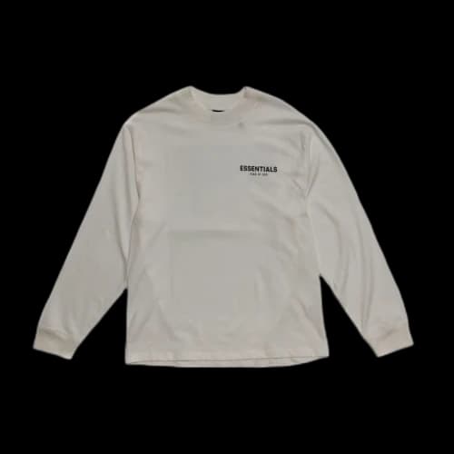 Fear of God Essentials Long Sleeve Photo T-shirt White