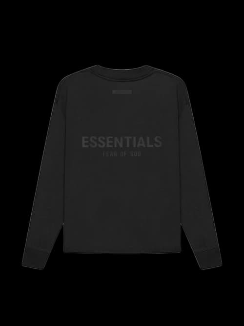Fear of God Essentials Long Sleeve T-shirt Black/Stretch Limo