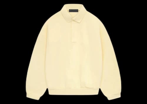 Fear of God Essentials Longsleeve Polo Garden Yellow