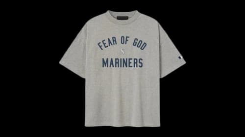 Fear of God Essentials Mariners 90's Tee Concrete Heather