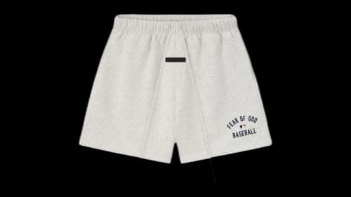 Fear of God Essentials MLB Classic Sweatshort Heather Oatmeal