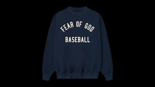Fear of God Essentials MLB Sport Crewneck Midnight Navy