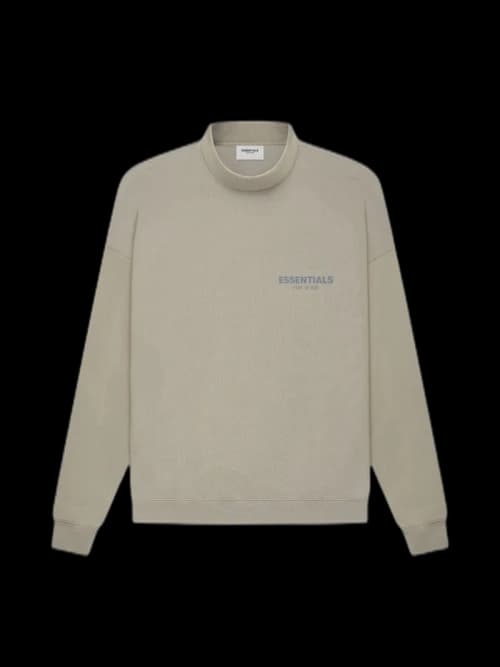 Fear of God Essentials Mock Neck Sweater Moss/Goat