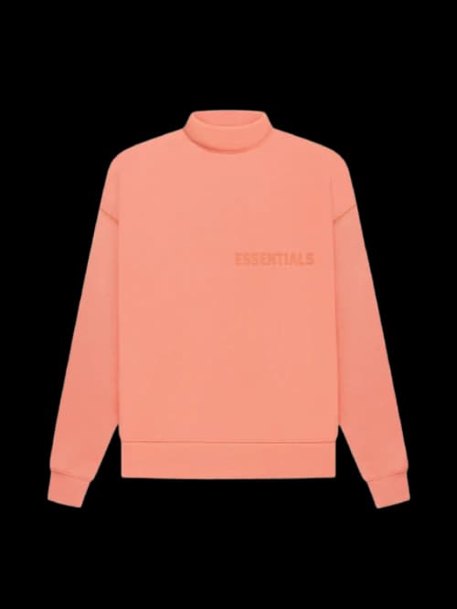 Fear of God Essentials Mockneck Coral