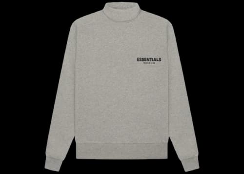 Fear of God Essentials Mockneck (SS22) Dark Oatmeal