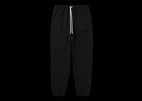 Fear of God Essentials Applique Sweatpants Essentials Logo Black