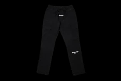 Fear of God Essentials Nylon Cargo Pants Black