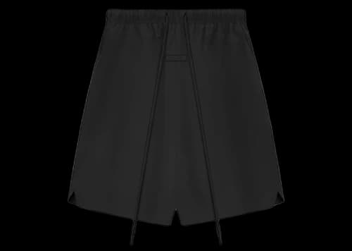 Fear of God Essentials Nylon Relaxed Short Jet Black